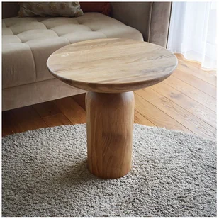 Stolik Malwo dębowy - Ławy i stoliki kawowe - miniaturka - grafika 1