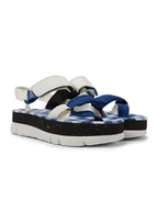 Sandały damskie - Camper Sandały w kolorze niebiesko-białym - miniaturka - grafika 1