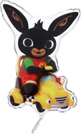 Balony i akcesoria - Balon foliowy królik Bing Taxi na patyk - miniaturka - grafika 1