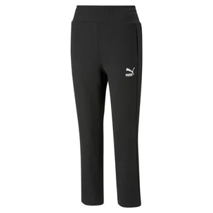 Damskie Spodnie PUMA T7 HIGH WAIST PANTS 53826001 – Czarny - Spodnie damskie - miniaturka - grafika 1