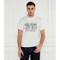 Koszulki męskie - Replay T-shirt Regular Fit - miniaturka - grafika 1