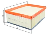 Filtry powietrza - Knecht Filtr powietrza LX 4297-1 LX 4297-1 - miniaturka - grafika 1