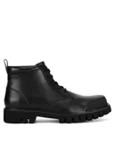 Botki męskie - Badura Trzewiki CONNOR-01 124AM Czarny - miniaturka - grafika 1