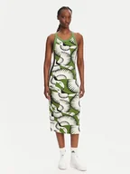 Sukienki - adidas Sukienka codzienna FARM Premium JD6314 Zielony Slim Fit - miniaturka - grafika 1