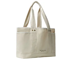 Torba The North Face Circular Cotton Tote Raw Undye 0A88TNLE71 - biała - Torby męskie - miniaturka - grafika 1