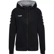 Piłka ręczna - Bluza z kapturem do piłki ręcznej damska Hummel Go Cotton Zip Hoodie Woman - miniaturka - grafika 1