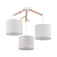 Lampy sufitowe - Albero Linen lampa wisząca 3-punktowa 6556 - miniaturka - grafika 1
