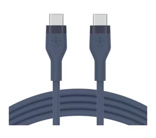 Belkin Silicone 2.0 USB-C - USB-C 2m (niebieski) - Kable USB - miniaturka - grafika 1
