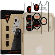 Szkła hartowane na telefon - Szkło hartowane Supero do iPhone 17 Pro/Pro Max, przezroczyste z czarną ramką, 2 szt. - miniaturka - grafika 1