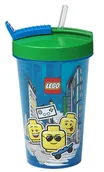 Kubki dla dzieci - Kubek ze słomką Boy LEGO 500ml - miniaturka - grafika 1