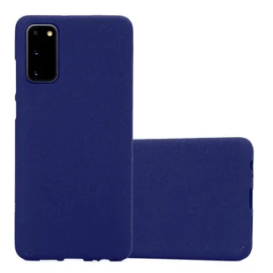Etui Pokrowiec Do Samsung Galaxy S20 Obudowa w FROST CIEMNY NIEBIESKI TPU Silikon Case Cover Ochronny Plecki Cadorabo - Etui i futerały do telefonów - miniaturka - grafika 1