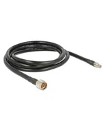 Złącza, przejściówki, adaptery - Delock Wtyczka Hf N > Wtyk Rp-Sma 2 M Cfd400 Low Loss - miniaturka - grafika 1