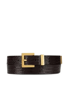 Gino Rossi Pasek Damski BLYL24004-3 CR Brązowy - Paski - miniaturka - grafika 1