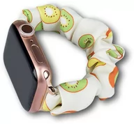 Akcesoria do smartwatchy - Materiałowa opaska do Watch 7 / 6 / 5 / 4 / 3 / 2 / SE (45 / 44 / 42mm) pasek bransoleta bransoletka na gumce kiwi - miniaturka - grafika 1