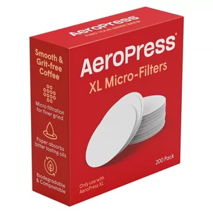 Filtry papierowe AeroPress XL - 200 sztuk - Zaparzacze i kawiarki - miniaturka - grafika 1