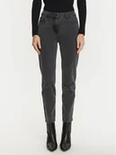 Spodnie damskie - Morgan Jeansy 242-PELAN Szary Straight Fit - miniaturka - grafika 1
