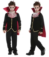 Stroje karnawałowe - Strój Przebranie Wampir Drakula Halloween 110/116 (120) - miniaturka - grafika 1