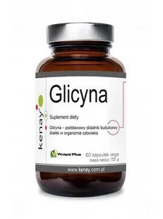Suplement diety, Kenay, Glicyna 800 Mg, 60 Kaps. - Witaminy i minerały - miniaturka - grafika 1