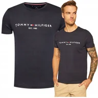 Koszulki męskie - koszulka meska tommy hilfiger tshirt meski est 1985 granatowy koszulka meska tommy hilfiger tshirt meski est 1985 granatowy r.M - miniaturka - grafika 1