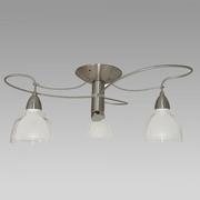 Lampy sufitowe - Prezent Lampa sufitowa CARRAT 3xE14/40W matowy chrom/ biel - miniaturka - grafika 1