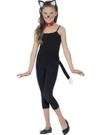 Stroje karnawałowe - Zestaw, Kotek, czarny, rozmiar uniwersalny - miniaturka - grafika 1