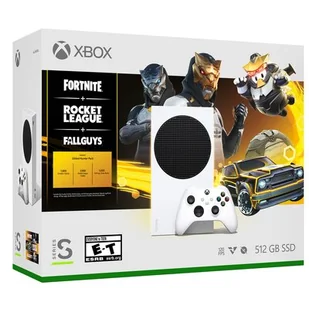 Xbox Series S + Fortnite + Rocket League + FallGuys - Konsole Xbox - miniaturka - grafika 1