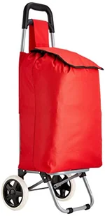 MSV einkaufstrolley z 2 rolkami 91 x 35 x 29 cm, plastik, czerwony, 91 x 35 x 29 cm 120046 - Półki łazienkowe - miniaturka - grafika 1