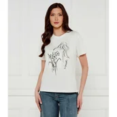 Koszulki i topy damskie - Desigual T-shirt PARAGUAY | Regular Fit - miniaturka - grafika 1