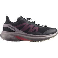 Buty sportowe damskie - Damskie Buty do biegania w terenie SALOMON HYPULSE W BLACK/QUAIL/RAINY DAY L41595300 – Czarny - miniaturka - grafika 1