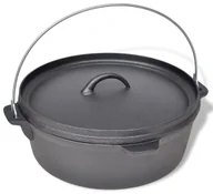 Kociołki - Żeliwny garnek myśliwski 5,6L z akcesoriami F5-H96 - miniaturka - grafika 1