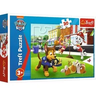 Puzzle - Puzzle, Trefl, Pieski w akcji, 30 el. - miniaturka - grafika 1