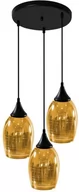 Lampy sufitowe - Candellux LAMPA wisząca MARINA 33-58010  szklana OPRAWA zwis kaskada złota - miniaturka - grafika 1