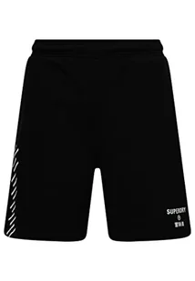Superdry Męskie szorty sportowe Code Core, czarny, XXL - Spodenki damskie - miniaturka - grafika 1
