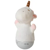 Lampy stojące - Stołowa Lampka Jednorożec Dolly 77500/01/31 Lucide Led Rgb 4,5W Różowa Biała - miniaturka - grafika 1