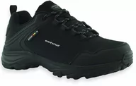 Buty dla chłopców - Buty sportowe trekkingowe dla młodzieży Softshell WT 163/23 Czarne - miniaturka - grafika 1