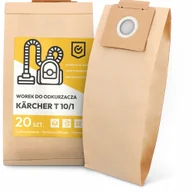 Worki do odkurzaczy - 20x Worek do Odkurzacza Kärcher T 10/1 Papierowy Odporny Mocny Worki 2A-W - miniaturka - grafika 1