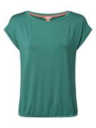 Koszulki i topy damskie - Street One - T-shirt damski, zielony - miniaturka - grafika 1