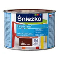 Emalie - Farba emaliowa Supermal akrylowy mahoń 0,4 l Śnieżka - miniaturka - grafika 1
