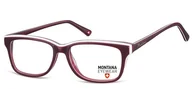 Okulary korekcyjne, oprawki, szkła - Okulary oprawki korekcyjne, optyczne nerdy Montana MA81E bordowe - miniaturka - grafika 1