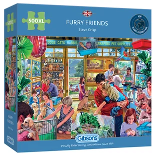 G3 Gibsons Puzzle 500 XL Futrzaści przyjaciele - Puzzle - miniaturka - grafika 1