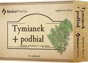 Xenico Pharma XENICOPHARMA TYMIANEK+PODBIAŁ 16 TABL. XP071 - Suplementy naturalne - miniaturka - grafika 1