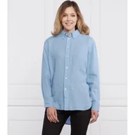 Koszule damskie - POLO RALPH LAUREN Lniana koszula Regular Fit - miniaturka - grafika 1