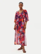 Sukienki - Selmark Sukienka plażowa BL596 Kolorowy Relaxed Fit - miniaturka - grafika 1