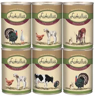 Mokra karma dla psów - Lukullus Mieszany zestaw próbny Natural, 6 rożnych smaków - 6 x 400 g - miniaturka - grafika 1