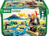 Zabawki interaktywne dla dzieci - BRIO World 36104 - Dinosaur Deluxe Set - miniaturka - grafika 1
