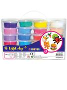 Zabawki kreatywne - Playbox Plasteliny (24 szt.) - 24 x 10 g - 5+ - miniaturka - grafika 1