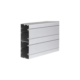 Kanał instalacyjny CABLOPLUS 160×55. 2-komorowy, 2 metr - aluminium - Inne akcesoria elektryczne - miniaturka - grafika 1