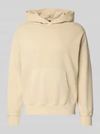 Bluzy męskie - Bluza z kapturem, kieszenią kangurką i wyhaftowanym logo - miniaturka - grafika 1