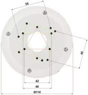 Akcesoria do monitoringu - UCHWYT KAMERY BCS-ATA12456 BCS UNIVERSAL - miniaturka - grafika 1