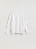 Swetry męskie - Reserved - Bawełniany półgolf - biały - miniaturka - grafika 1